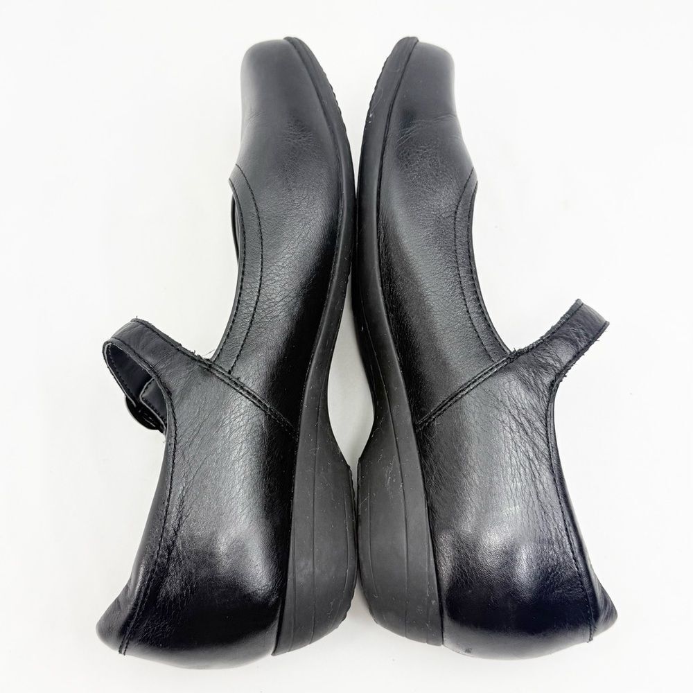 Dansko FAWNA Black Nappa Leather Mary Jane Support Casual Workwear Wide Shoes - Picture 7 of 16